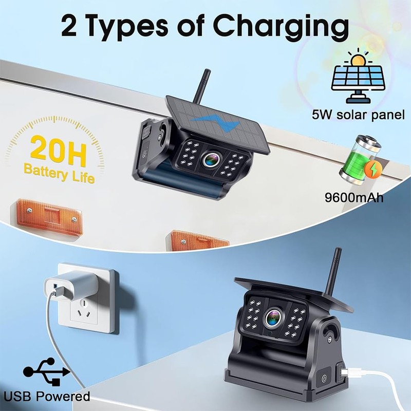 BEALIFE Wireless Backup Camera for Trucks Easy Install Waterproof RVS