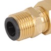 4 PCS Water Fountain Nozzles Pure Copper Large Hexagonal Direct
