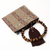 Shosoin Kyoto Prayer Beads Bag with Zipper Pouch Case with