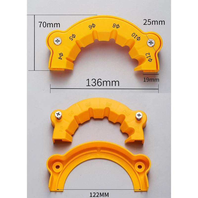 Refoiner Drill Grinder, Grinding Tool, Drill Polishing Tool, 2-Piece Set,