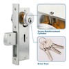 MaxxGeek Commercial Door Lock with Deadbolt and Solid Brass Mortise