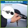 HOPESPANNER Front Driver Side Door Lock Cylinder with Key Fit
