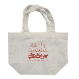 Sanrio Mini Tote Lunch Tote Bag, Canvas, Cotton, Cloth, Lunch, Small, Cute, Character My Melody A