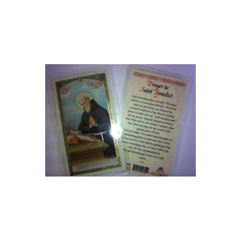 Holy Prayer Cards For the Prayer to Saint Benedict in