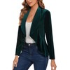 MINTLIMIT Velvet Blazer Jacket for Women Classic Casual Formal Shawl