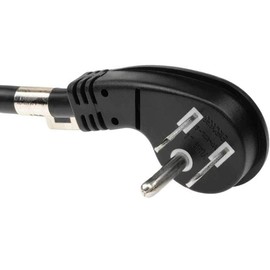 SF Cable 2ft 16/3 AWG Ultra Low Profile NEMA 5-15P Right Angle to NEMA 5-15R Power Cord