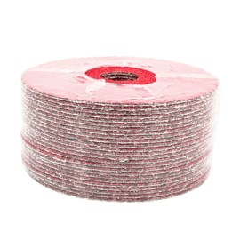 VSM Top-Sized Ceramic Resin Fiber Disc, 5" X 7/8", 36 Grit, Coarse Grade, Tear-Resistant Fiber Backing, Pack of 25 Durable Abrasive Discs, Hand-Held Machine Compatible