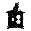 Owl in Woods Single Toggle Light Switch & Single Duplex