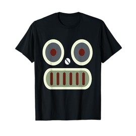 Retro Robot Face Simple Costume T-Shirt