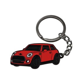 BENDCOKO Car Keychain Compatible with Mini Cooper,Metal Key Chain,For Mini Cooper Accessories,Enamel Keychain