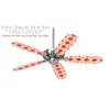 Boxed Red - Ceiling Fan Skin Kit fits most 42