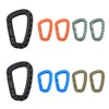 10 PCS Tactical Carabiner Clip Multicolour Plastic Carabiner Hooks High