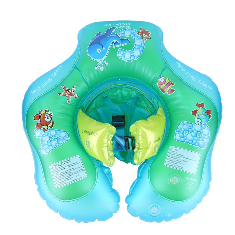 Baby Swimming Ring PVC Cartoon Inflatable Swim Float Children Anti