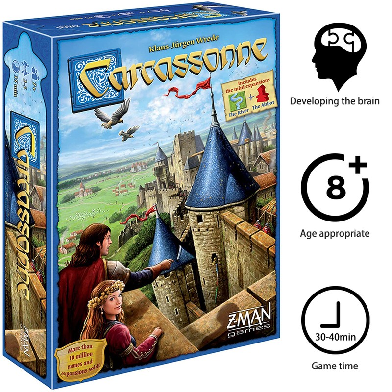 Carcassonne Board Game Family Party Board Game Expand Board Game