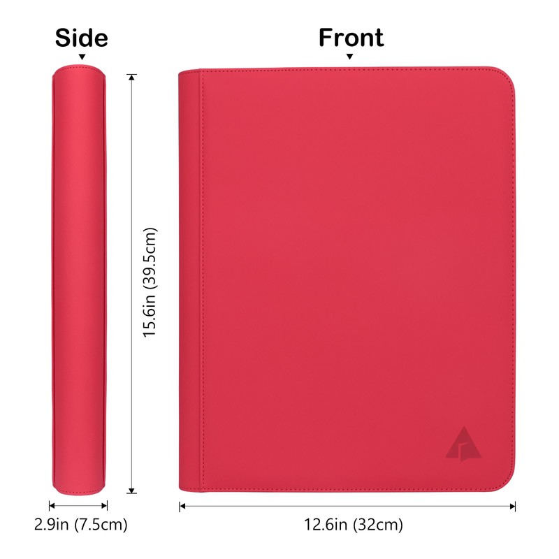 Top loader Binder, Holds 432 Top Loaders, 9 Pockets Top
