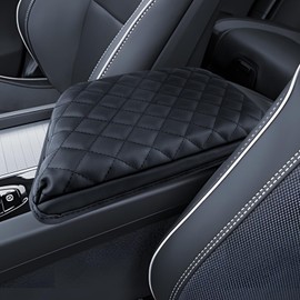 LANTU Armrest Cover for Volvo XC60 2018-2024 2025 Accessories Center Console Middle Lid Pad Protector for Car Elbow Rest