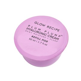 Glow Recipe Plum Plump Hyaluronic Acid Face Cream Refill Pod - Dewy Glow Hydrating Face Moisturizer Plumps, Balances Skin - Vegan Whipped Gel Moisturizer with Polyglutamic Acid & Ice Willowherb (50ml)