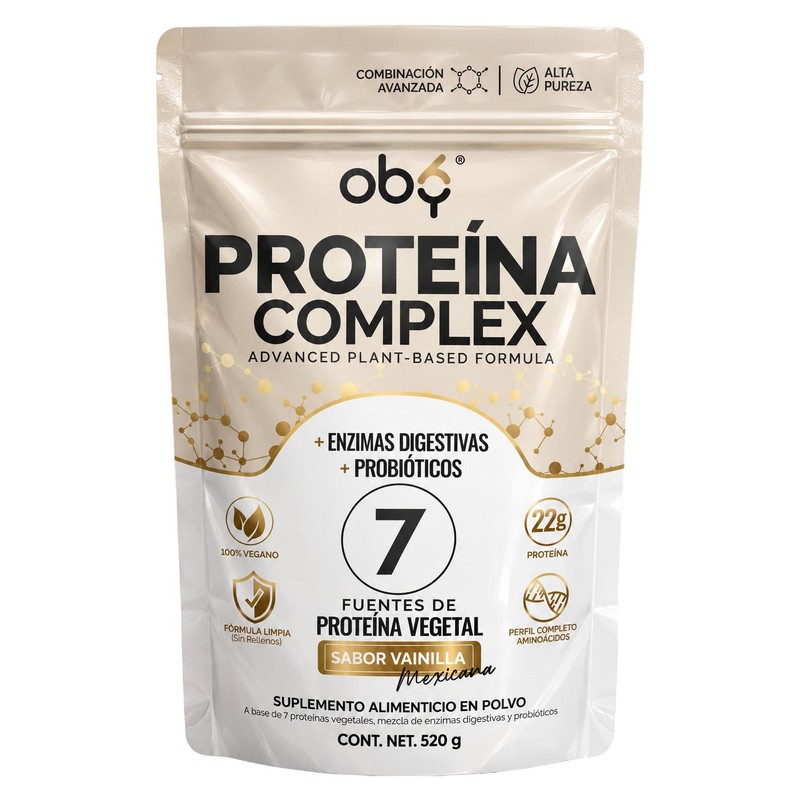 Proteina Complex Vainilla Mexicana | 7 Fuentes vegetales + Probioticos
