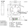 4 Pack USB Brushless Cooling Fan 40mm High Performance DC