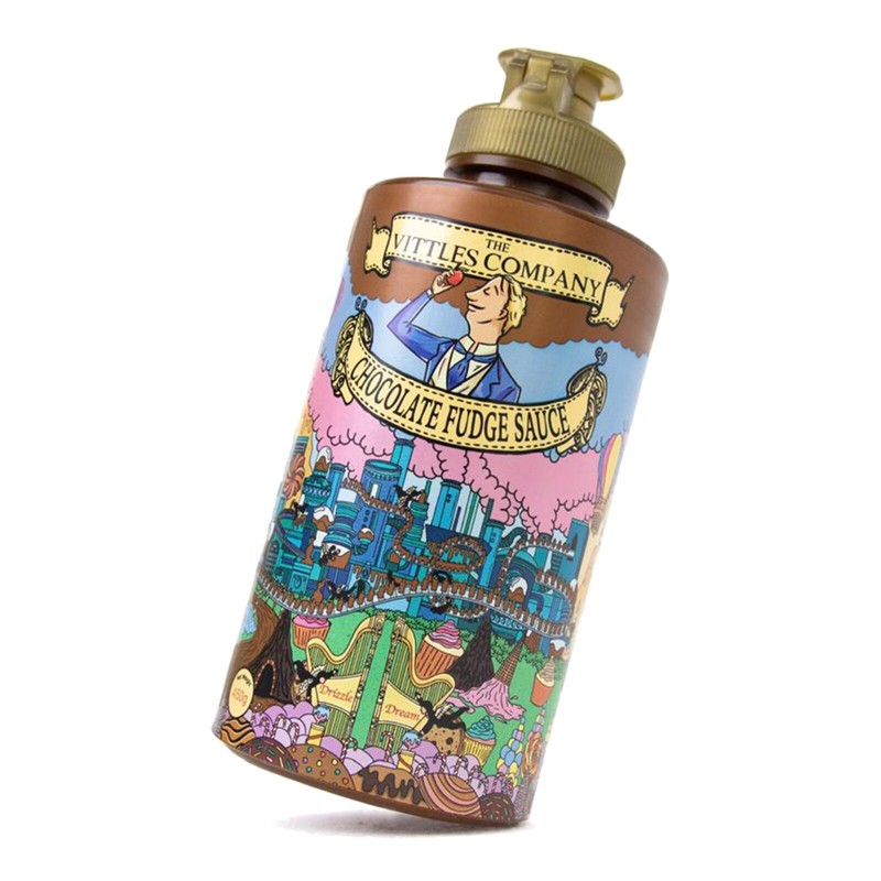 The Vittles Chocolate Sauce Syrup - Ice Cream Coffee Baking