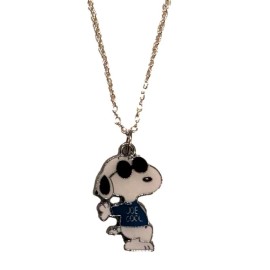 Joe Cool Peanuts Cartoon Dog Joe Cool Pendant Necklace