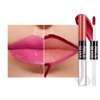 IATMOMOD Hot Pink Lip Stain Peel off Lip Oil Dual Ended Combo Set, 2 in 1 Lips Liner Stain Oil Peel off Long Lasting Waterproof, High Pigmented Flawless Lips Tint Stick Not Faded Vegan & Cruelty-free