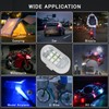SEISSO 4-Pack Wireless Remote Control Anti-Collision LED Strobe Lights Kit