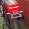 REARACE Motorcycle Fender Eliminator Kit License Plate Bracket Compatible with
