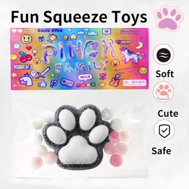 3PCS Taba Squishy, Cat Squishy, Squishy Cat, Mini Animals Stress Relief Toy, Funny Novelty Cute Animals Stress Relieving Fidget Toy, for Boys Girls Birthday Party Gifts (Random color)