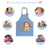 SUNNEKO Children's Cooking Apron with Pocket Waterproof Boys Girls Adjustable