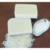 KIT 4 JABON ARTESANAL ARROZ Y CONCHA NACAR EN BARRA