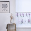 Embroidery Curtain Window Short Half Window Treatment Valance Short Semi