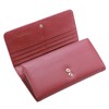 Aikirin RFID Leather Wallet for Women Painted Bifold Long Ladies