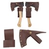 Axe Sheath, Hatchet Sheath, PU Leather, Metal, Lightweight, Portable, Axe
