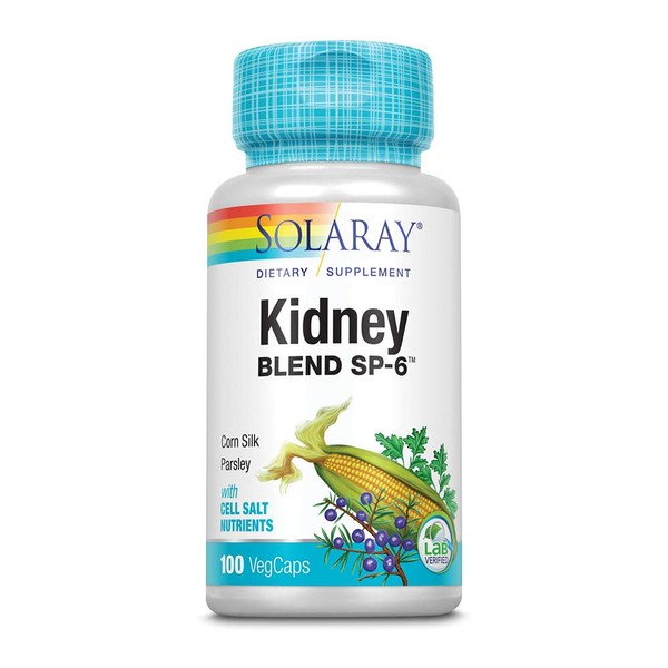 SOLARAY Kidney Blend SP-6 | Herbal Blend w/Cell Salt Nutrients to Help Support Healthy Kidney Function | Non-GMO, Vegan (3 Pack)