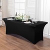 Indoor-Beauty Spandex Tablecloth 6FT Stretch Table Cover Fitted Rectangular Tables,