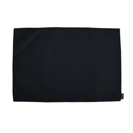 ARASAWA Washable Placemat, Lunch Cloth, Cloth, Washable, Simple, Men's, Women's, Cute, Stylish, Easy Care, Mat, Sheet (Black)