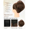 ONETIDE Hair Bun with Comb Clip in Short Straight Drawstring
