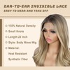BABEHERS Blonde Lace Front Wig 13x4 Pre Plucked Synthetic Lace