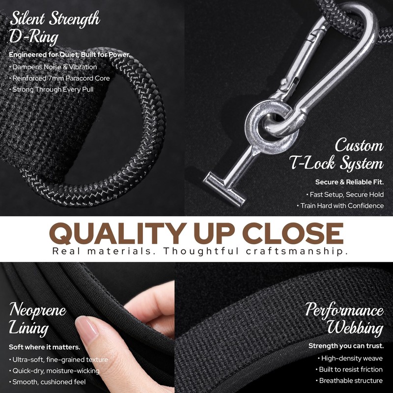 Pilates Loops Compatible with Tonal Smart Home Gym Equipment, Double