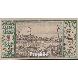 Banknote Berlin Notgeld: 92.1.8 Notgeld the City Berlin, District: 8.Spandau uncirculated 1921 50 Pfennig Berlin (money for collectors - no means of payment)