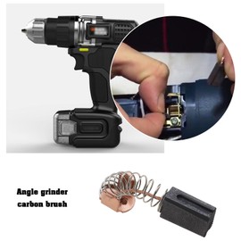 The Lord of the Tools 2 Pairs Angle Grinder Carbon Brushes with Auto Cut Off Compatible with Black & Decker G720 G720-B3 G720K-B3 GR750K PF600-B3 Power Tool 5x8x12mm