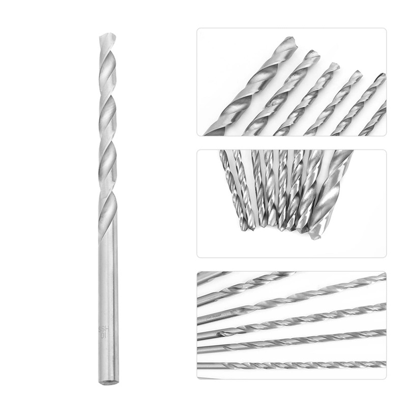 Haosie 8PCS Wood Drill Bits, 200mm Extra Long, Twist, for