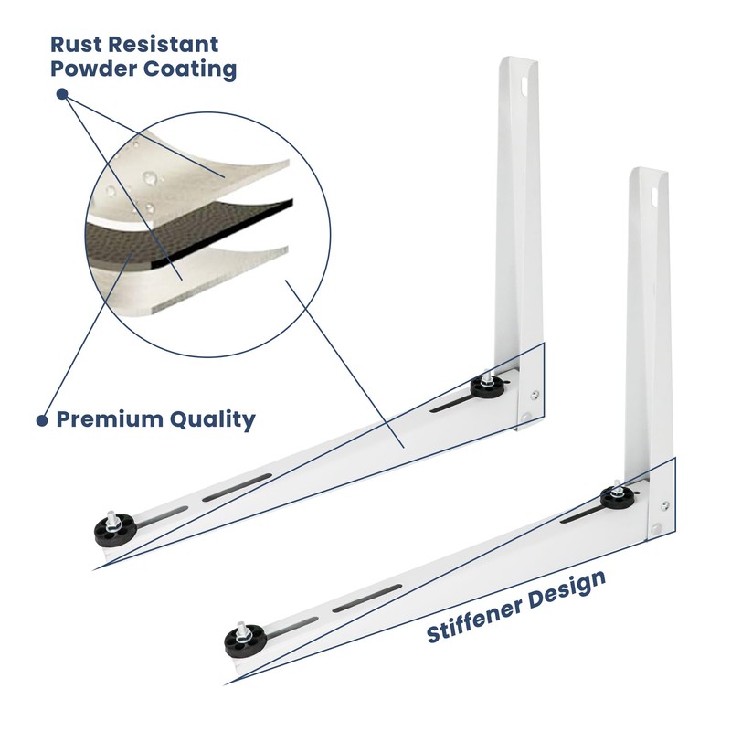 SUREPHON Mini Split Wall Mounting Bracket for 9000-36000 BTU Universal