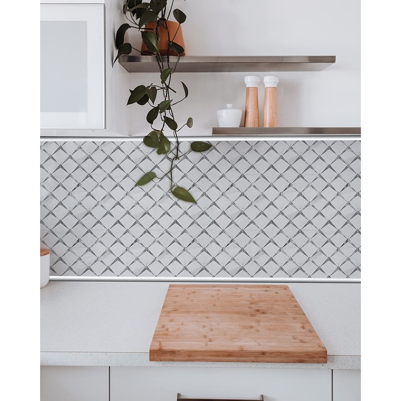 Art3d 10 Ft Peel and Stick Trim for Backsplash Tile