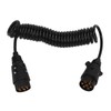 12.8ft Trailer 7 Core Coiled Cable Flexible Retracted Stable Connection