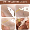 Kit de agujas de coser a mano con ojo grande,
