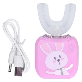 U Shape Ultrasonic Toothbrush IPX7 Waterproof 360° Oral Clean Kids Electric Toothbrush with 6 Brushing ModesYoung Kid