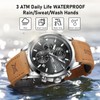 MEGALITH Men's Watch Stainless Steel Chronograph Watch Men's Waterproof Large