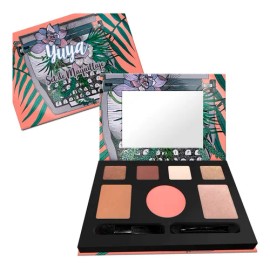 Yuya Maquinita Set Maquillaje 4 en 1 Rostro Con Brochas Compacto Portátil